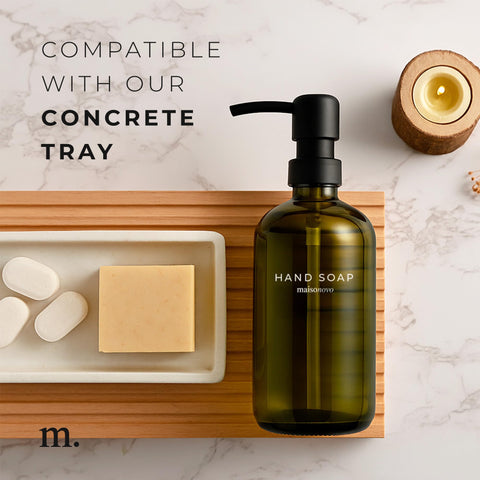 Minimalist design complements any décor while keeping counters tidy.