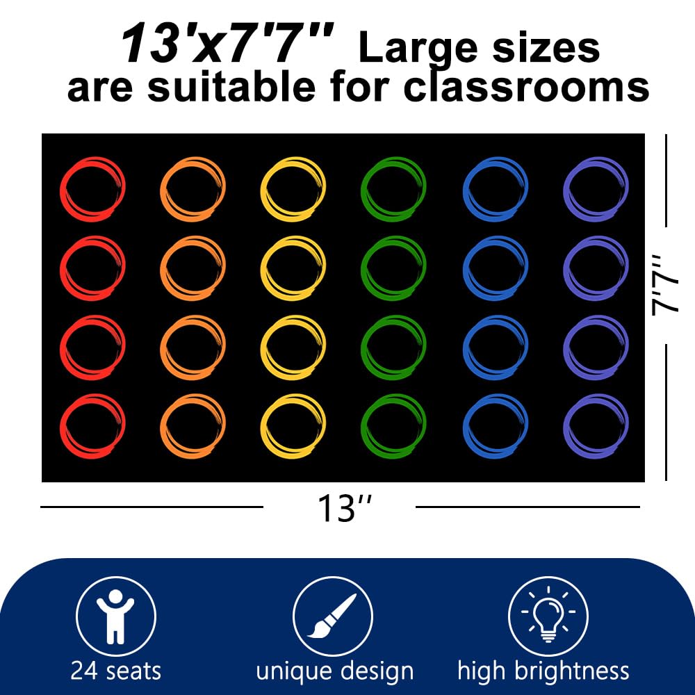 MAISONRINA rug showing seating area for 24 children during lessons.