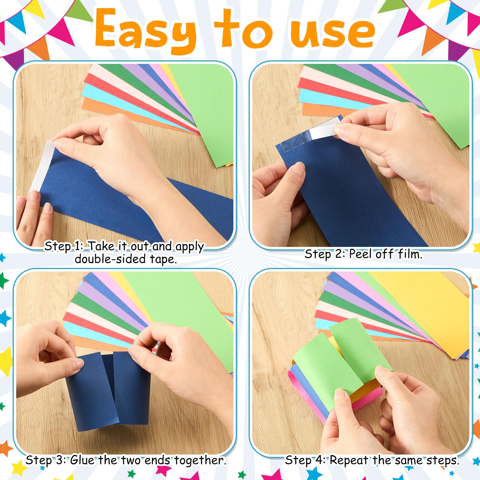 Maitys double-sided tape rolls ready for quick crafting assembly.