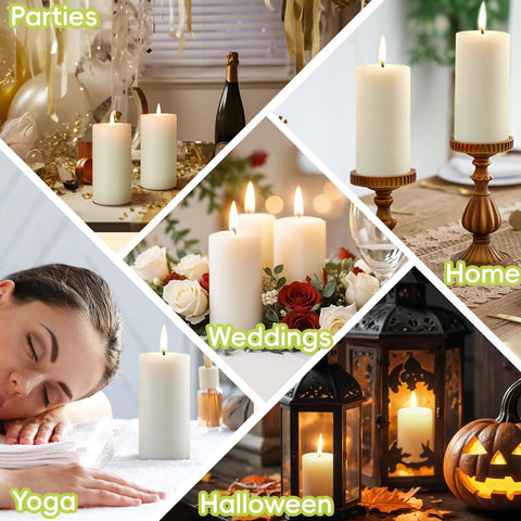 MAKALONE long-burning beeswax candle for extended warm glow.