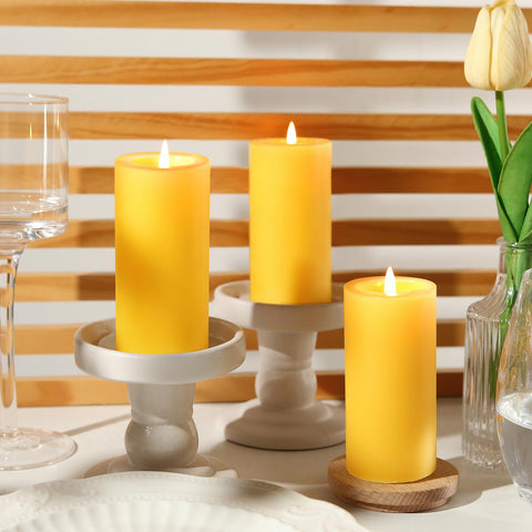 MAKALONE negative-ion emitting beeswax candles subtly freshen the air