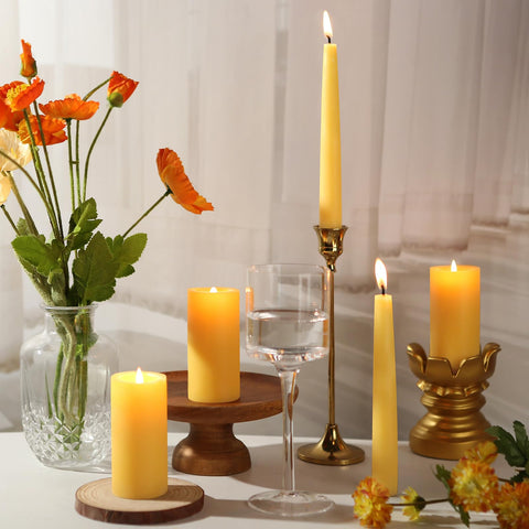 MAKALONE dripless candles reduce mess during celebrations and meals.