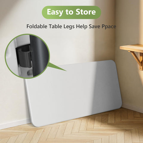 MAKE CHANGES 4ft folding table portable design for easy transport