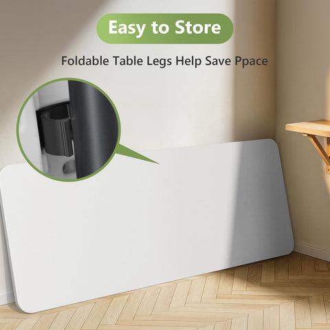 MAKE CHANGES 6ft folding table arranged for indoor party dining.