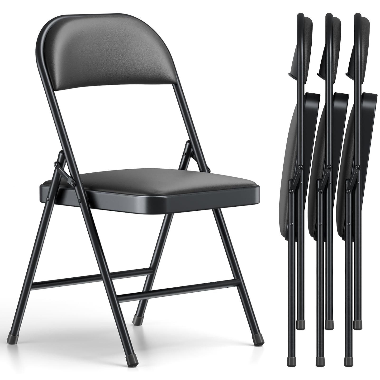 Make Changes folding chair front view shows sturdy design for versatile indoor and outdoor seating