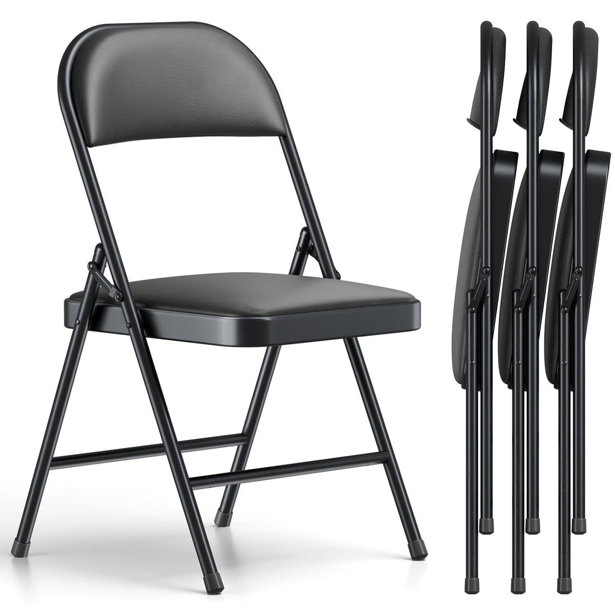 Make Changes folding chair front view shows sturdy design for versatile indoor and outdoor seating