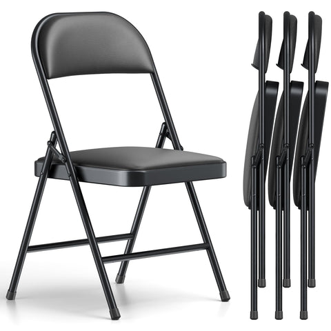 Make Changes folding chair front view shows sturdy design for versatile indoor and outdoor seating