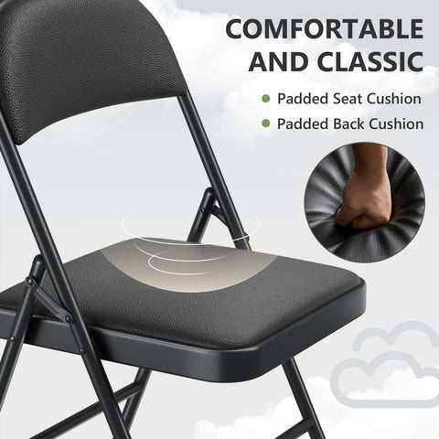Make Changes folding chairs folded in compact storage mode for space saving