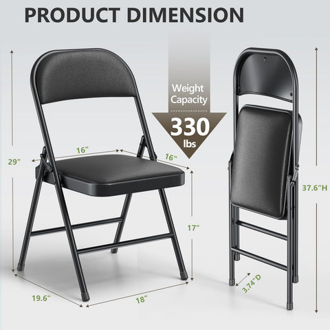 Make Changes folding chairs in indoor office setup for flexible hosting
