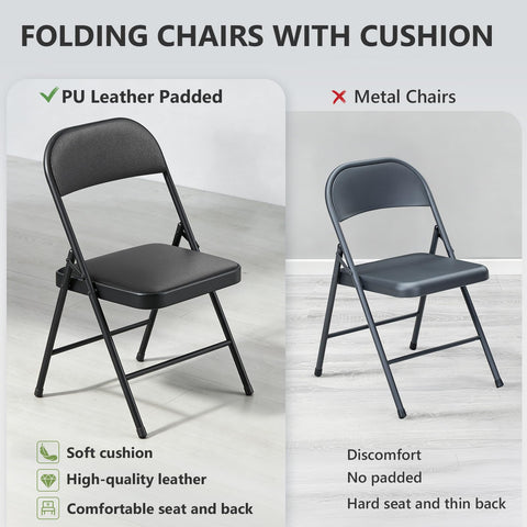 Make Changes folding chairs at wedding or party providing elegant extra seating