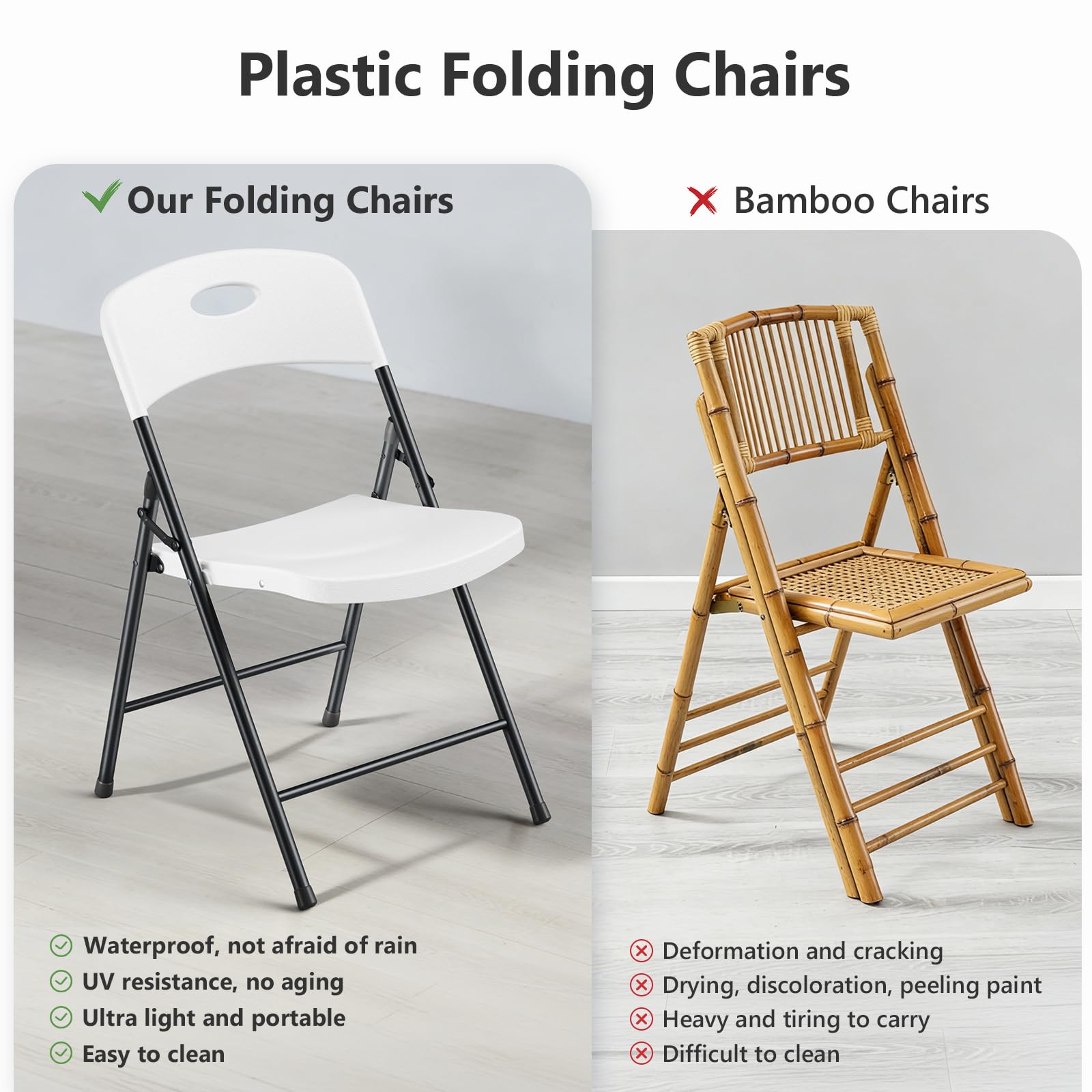 MAKE CHANGES versatile 4-pack seating for indoor or outdoor events.