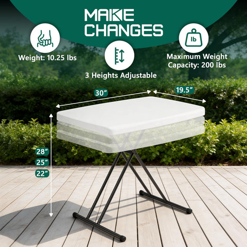 MAKE CHANGES folding table dining-use setup ideal for sofa meals and gatherings
