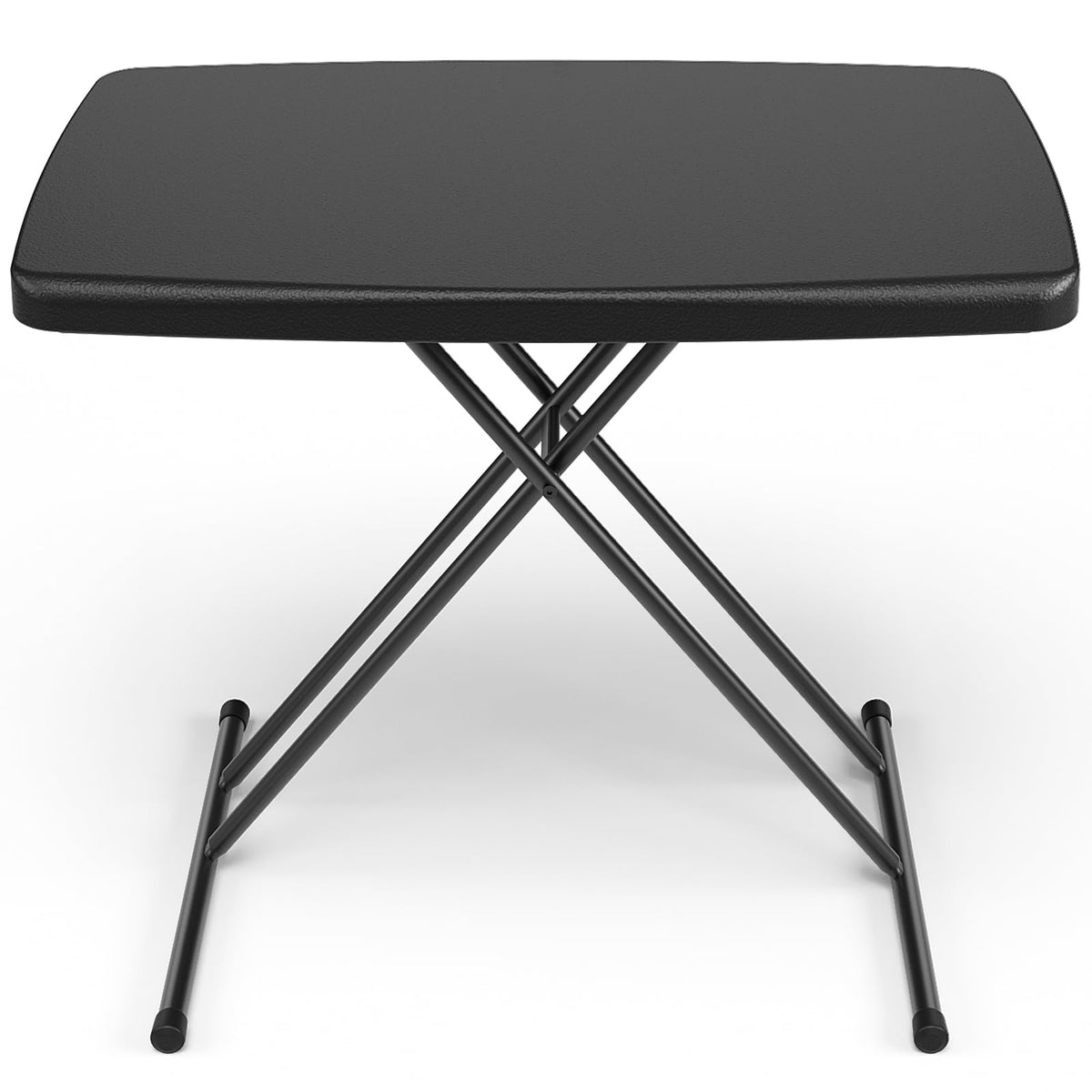 Make Changes folding table 30-inch setup on sofa provides a stable laptop surface.