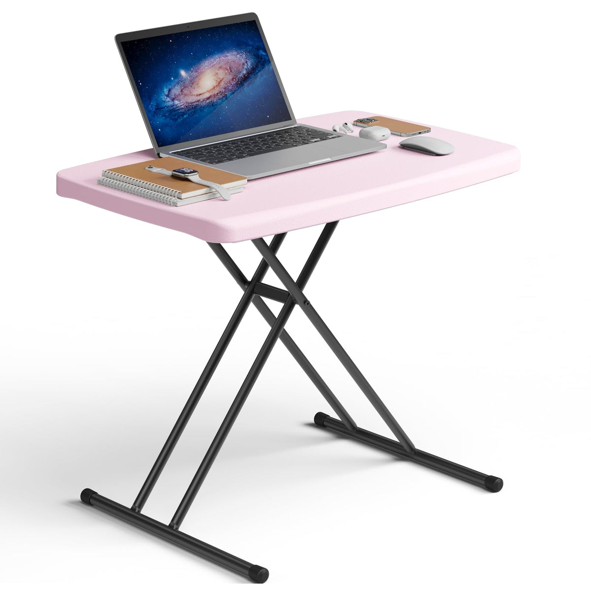 Make Changes folding table top view shows sturdy versatile surface