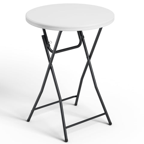 Make Changes folding table 32-inch round top for quick event setup.