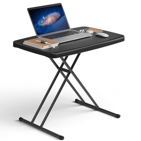 Make Changes folding table in open setup showing stable square workspace for meals or laptops