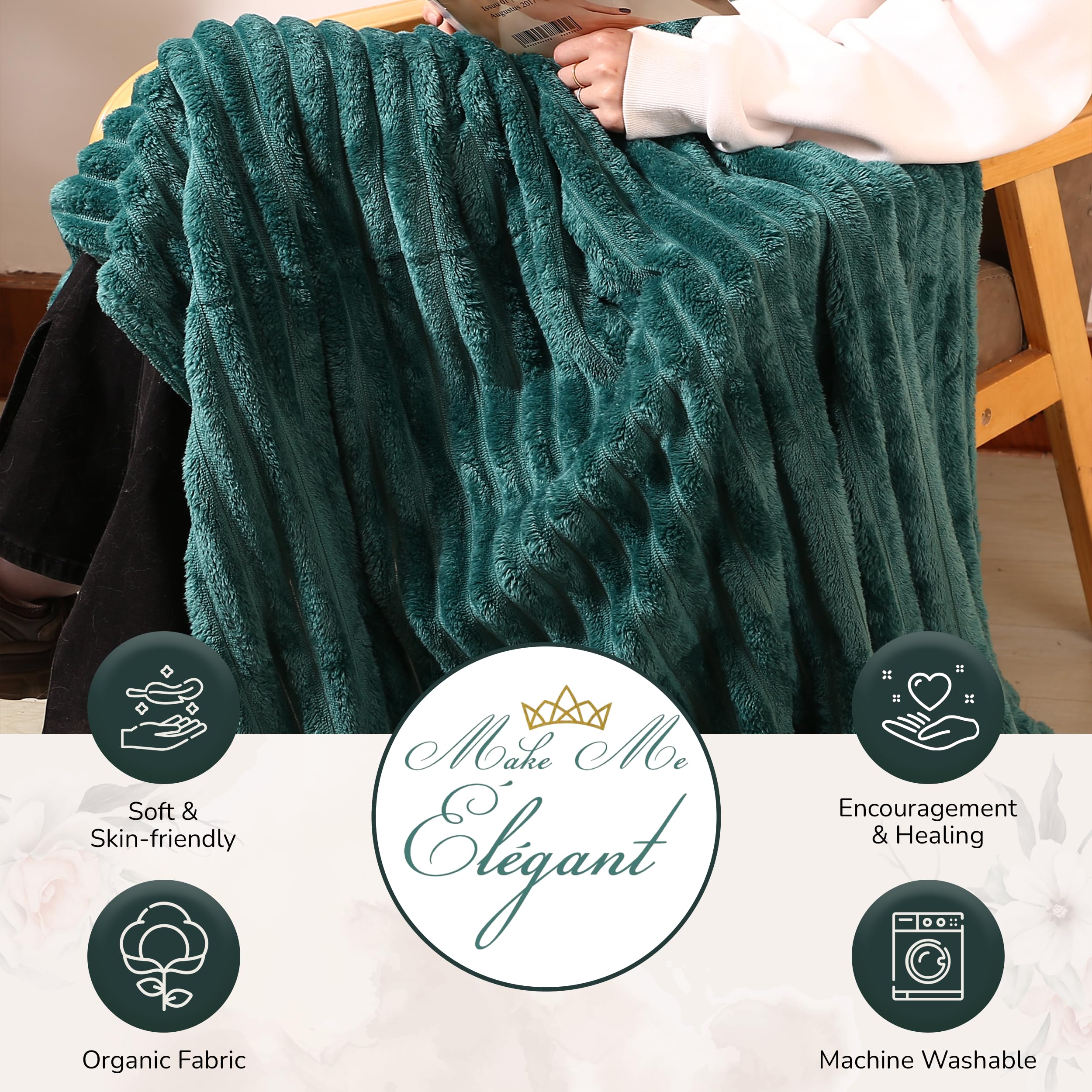 Make Me Elegant soothing candles create a calming ambiance for unwinding evenings.