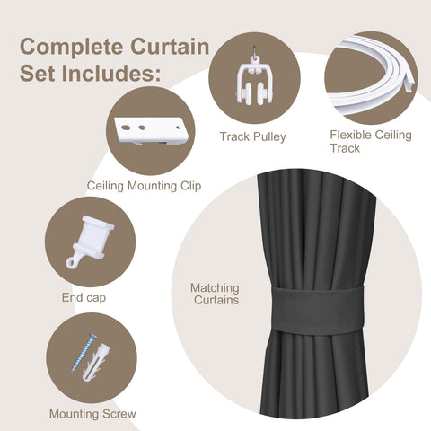 MaKefeile blackout curtain fabric with soft, skin-friendly polyester and 95% blackout.