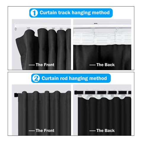 MaKefeile blackout curtain enhances privacy and reduces glare at windows