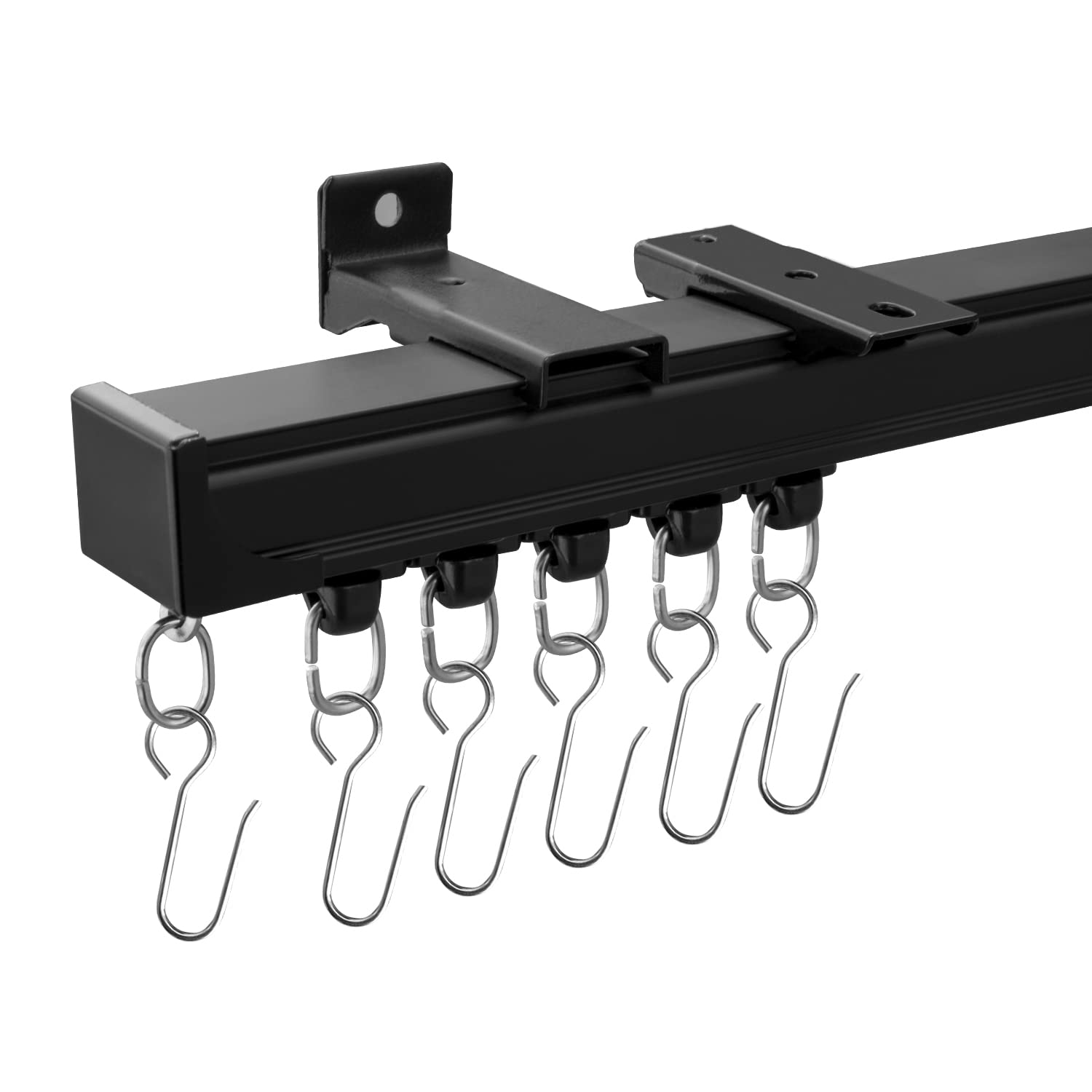 MaKefeile ceiling curtain track for smooth, quiet operation in living spaces