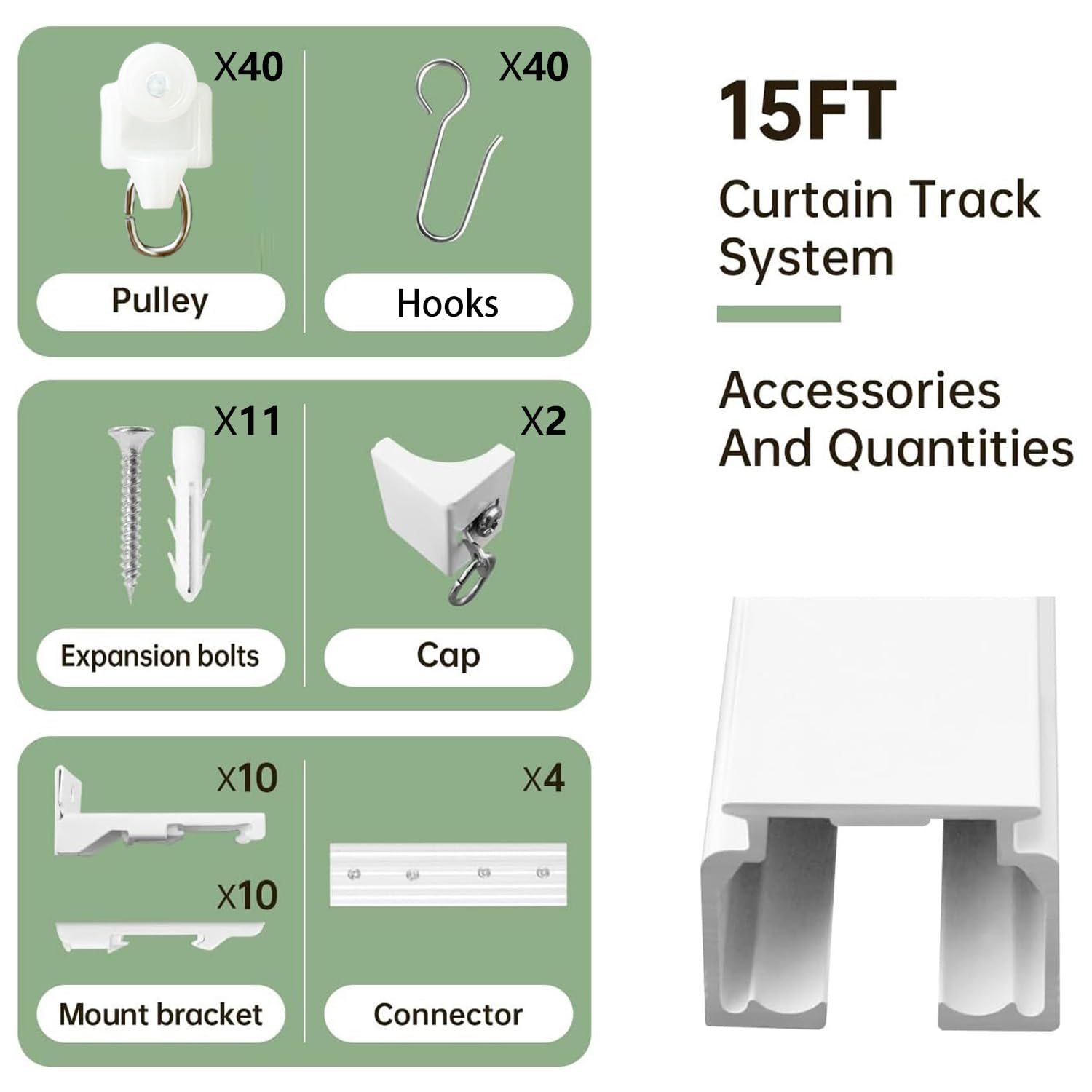 MaKefeile ceiling-mounted system enables quiet sliding with heavy curtains