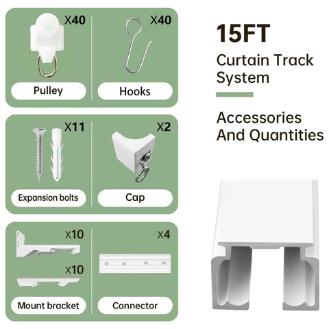 MaKefeile ceiling-mounted system enables quiet sliding with heavy curtains