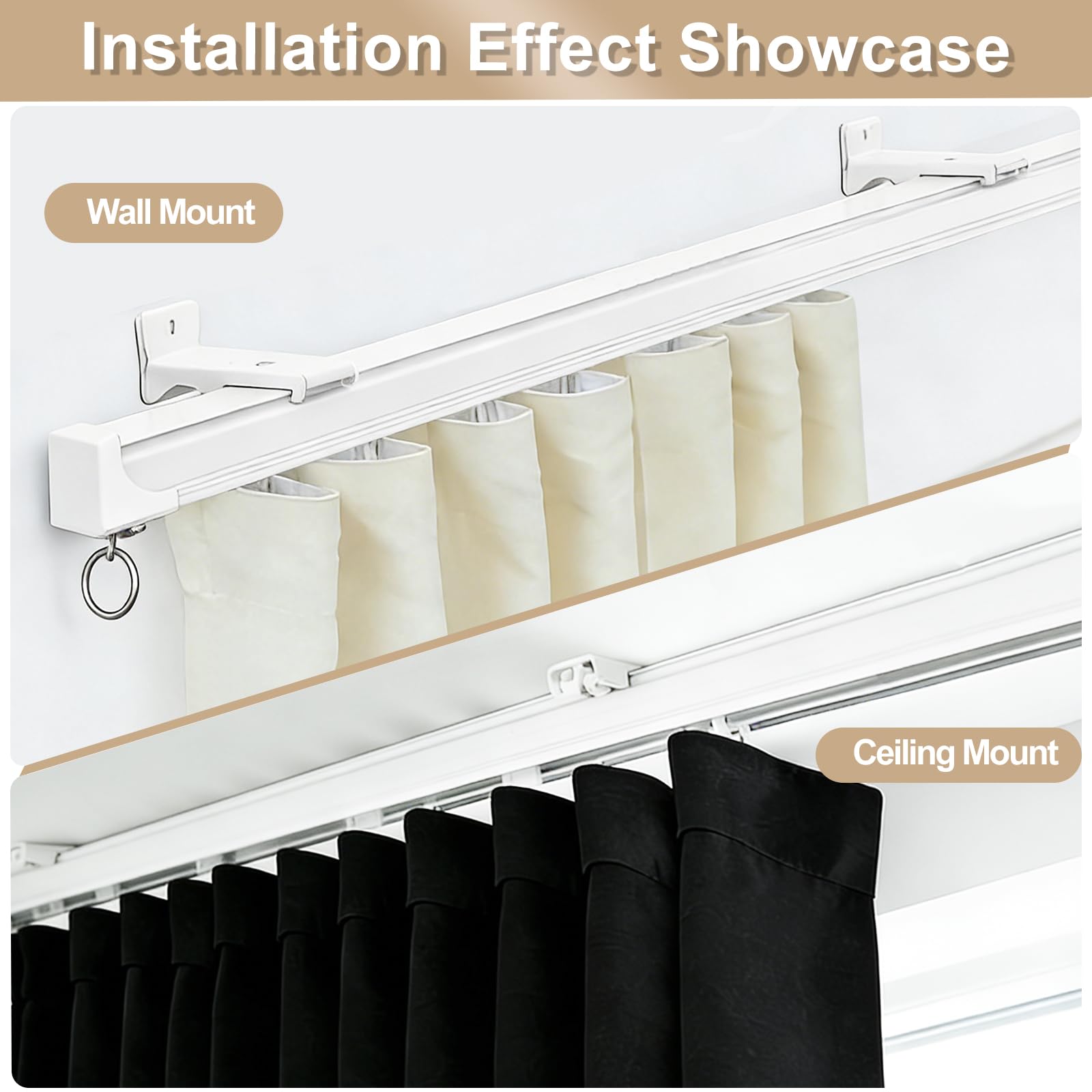 MaKefeile track features electrophoretic coating for durable color and finish.
