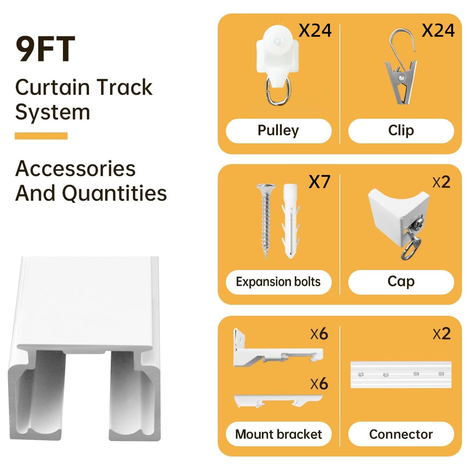 MaKefeile installation accessories kit includes mounting hardware.