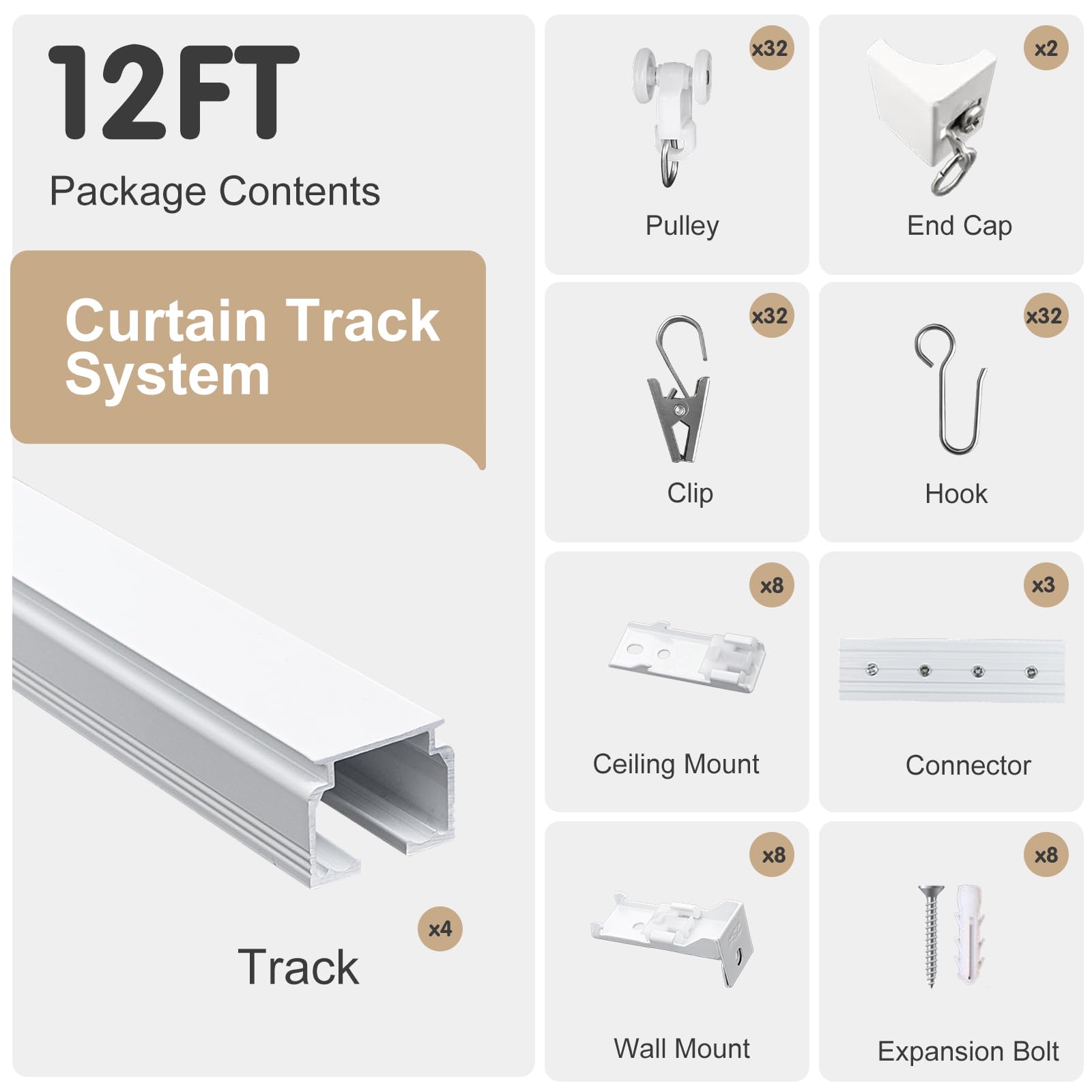 MaKefeile installation kit includes all required components for setup.