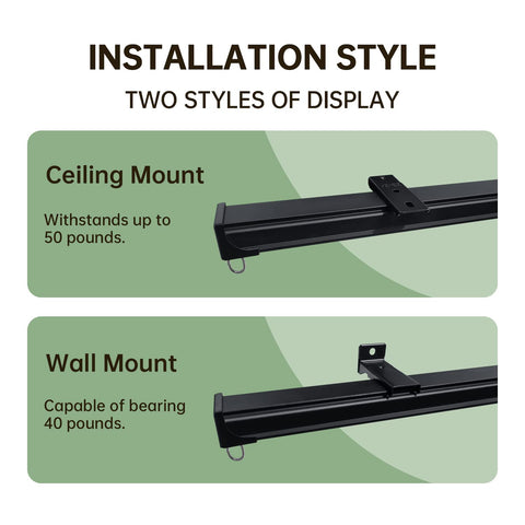 MaKefeile PET pulleys provide quiet operation even with heavier curtains.