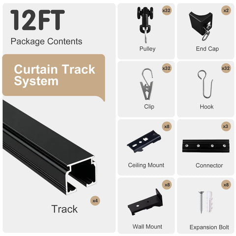 MaKefeile versatile track suitable for bedrooms and offices