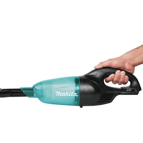 Makita XLC02ZB strong suction for fast, efficient cleaning.