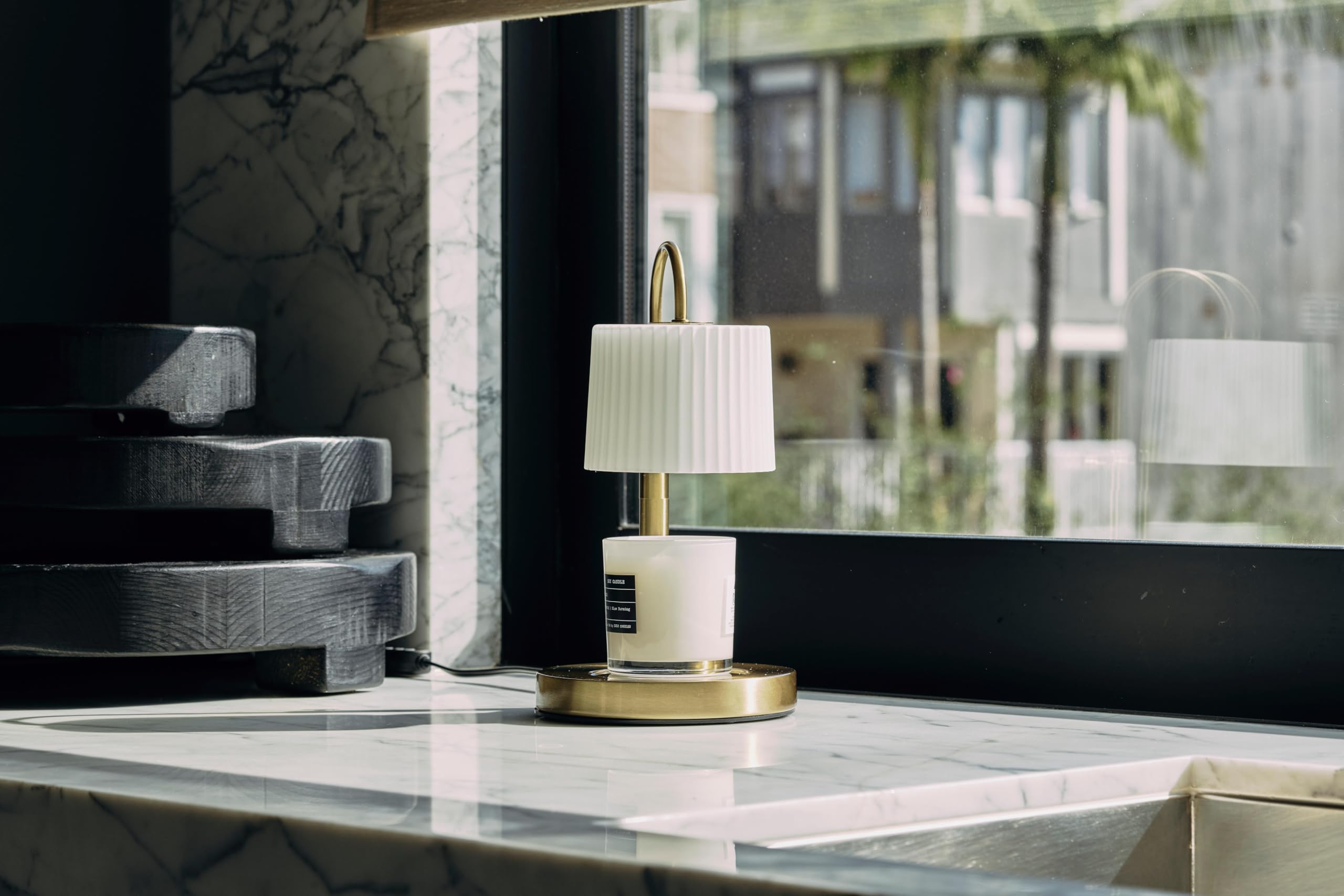 Malbella Essentials gift ready candle warmer showcasing premium packaging.