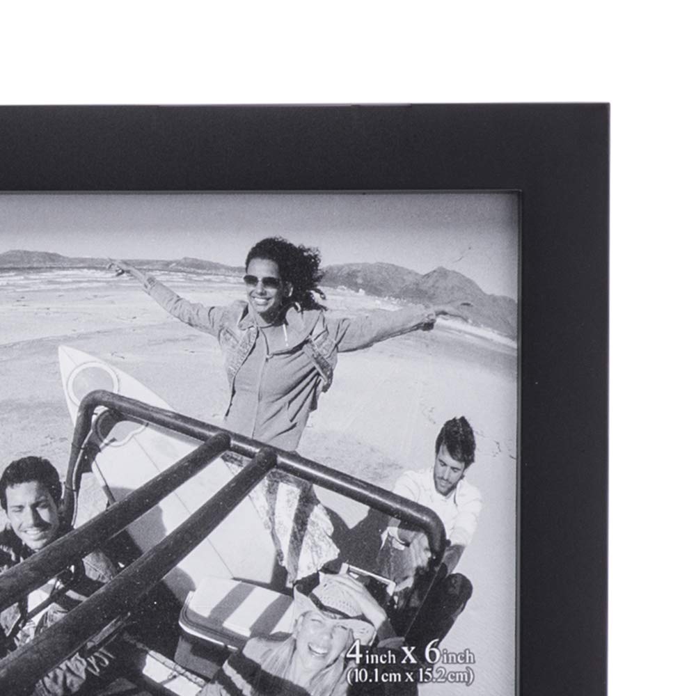 Malden black plastic collage frame for modern decor and lightweight display