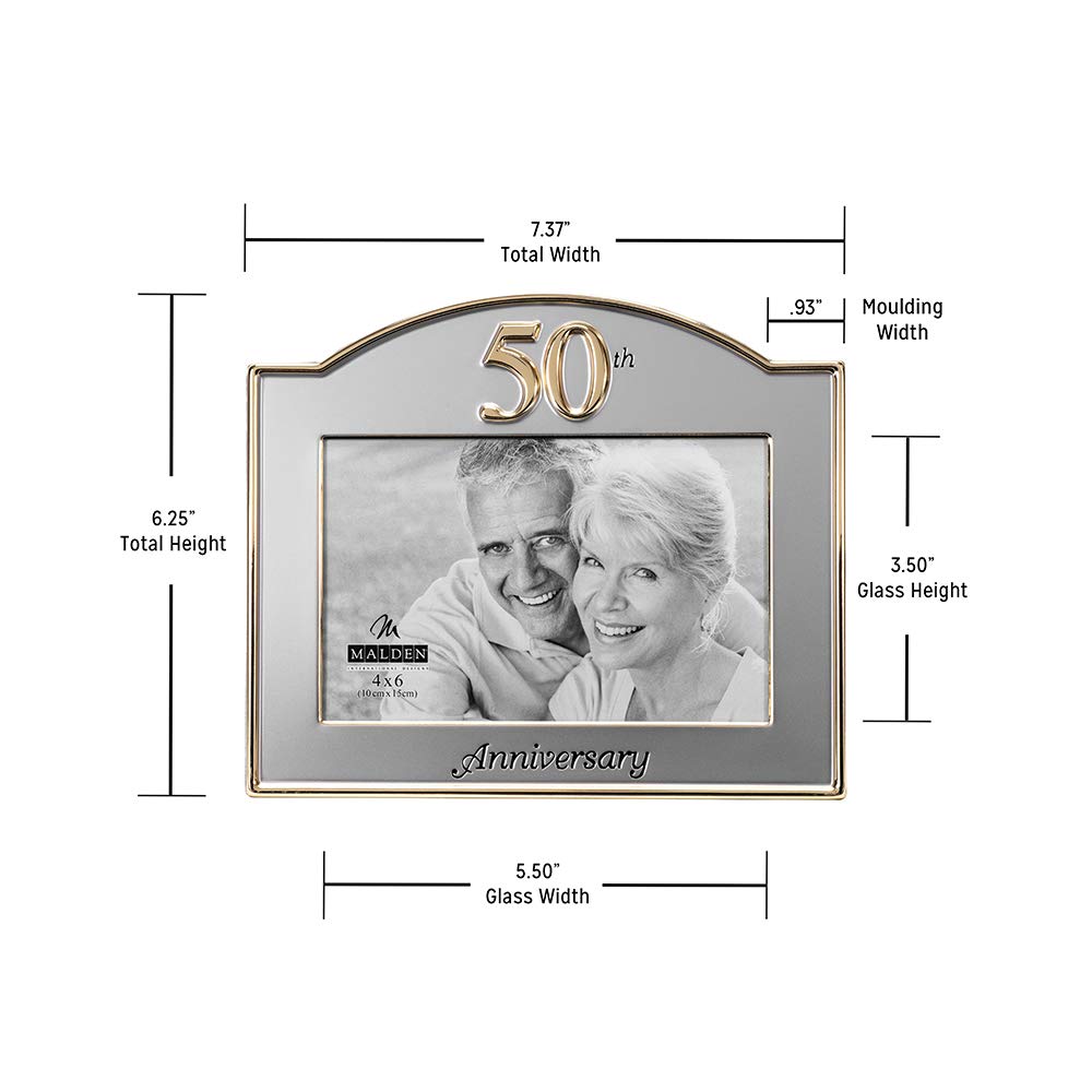 Malden 4x6 glass-front frame protects treasured photos