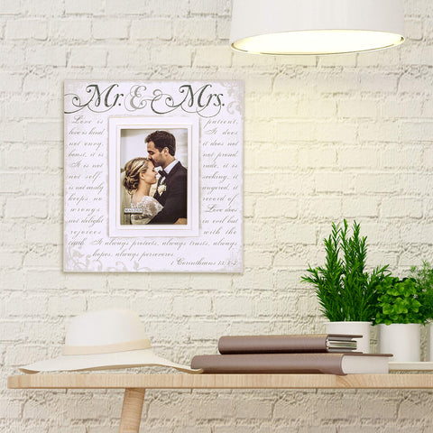 Malden easel-backed frame for table or shelf display.