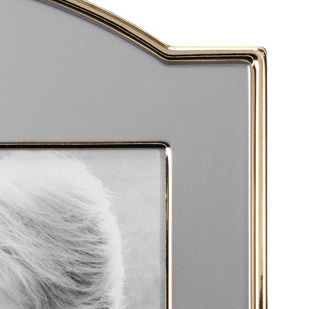 Malden two-tone frame with easel back for tabletop display