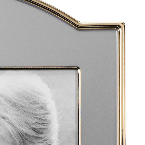 Malden two-tone frame with easel back for tabletop display