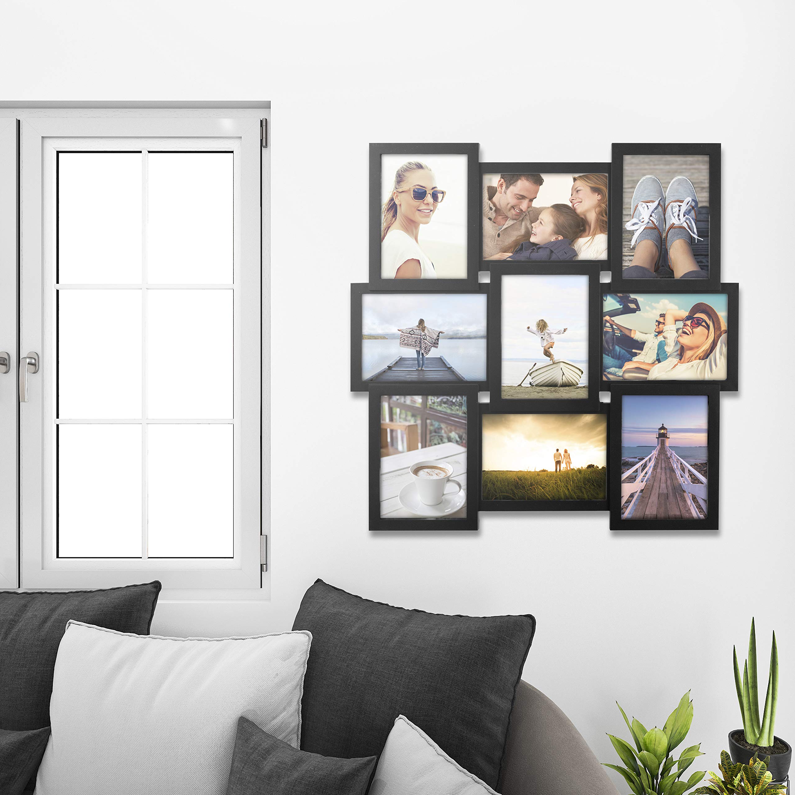 Malden PS moulding durable black frame provides sturdy support