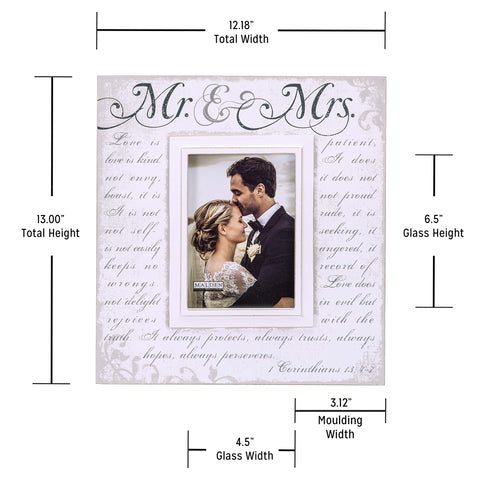 Malden swing-tab closures allow easy photo swapping.
