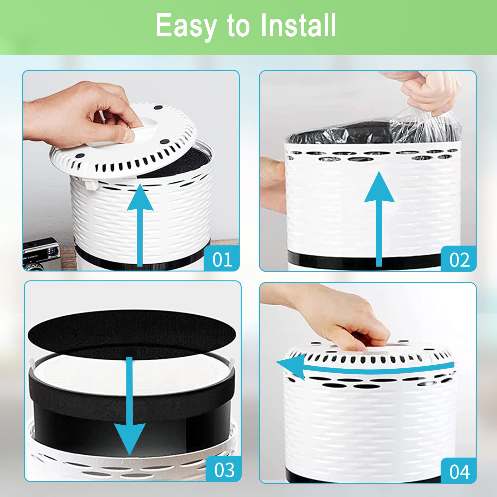 MalhSlix activated carbon filter supports odor control.
