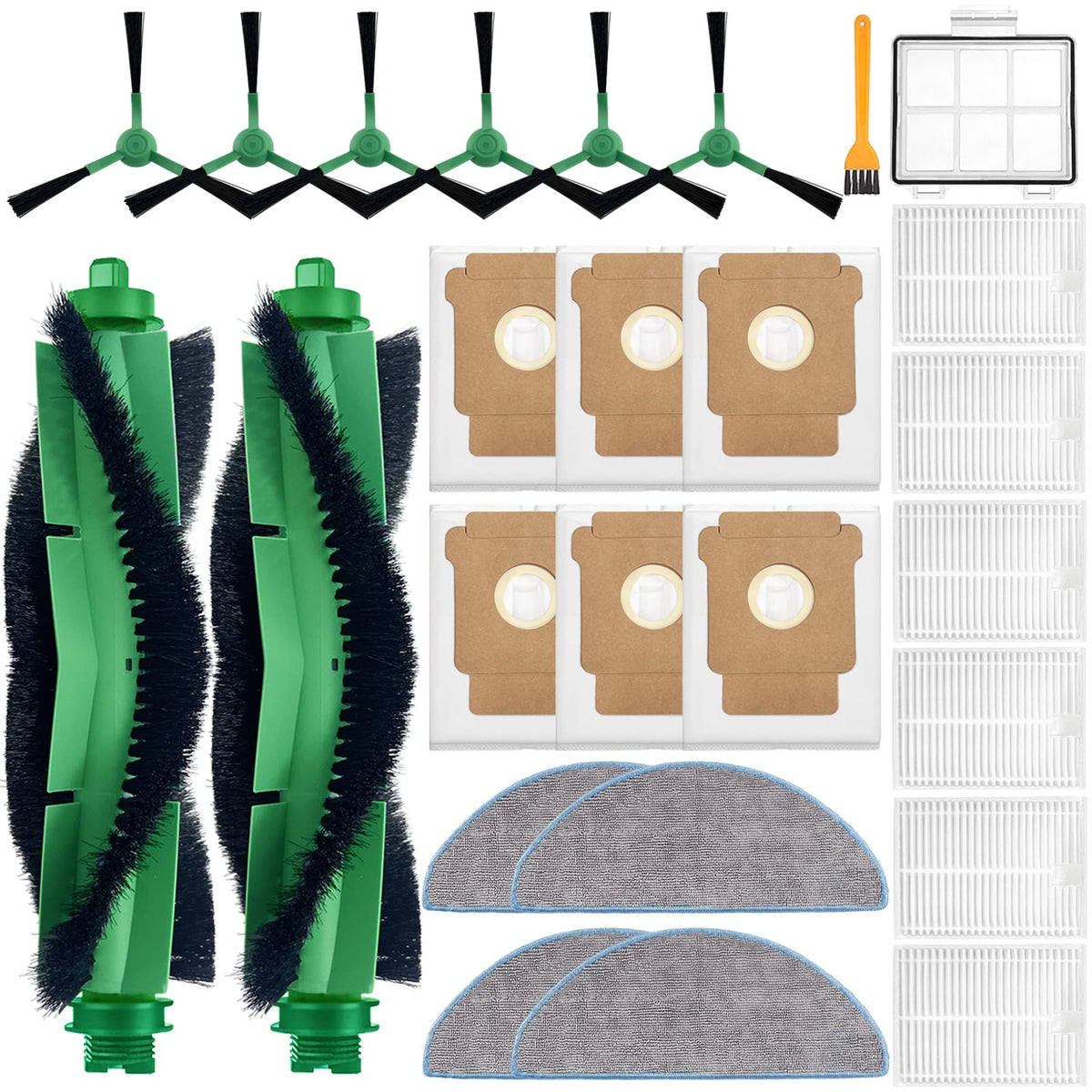 MalhSlix roller brushes two-pack for Roomba 104/105 enhance floor agitation