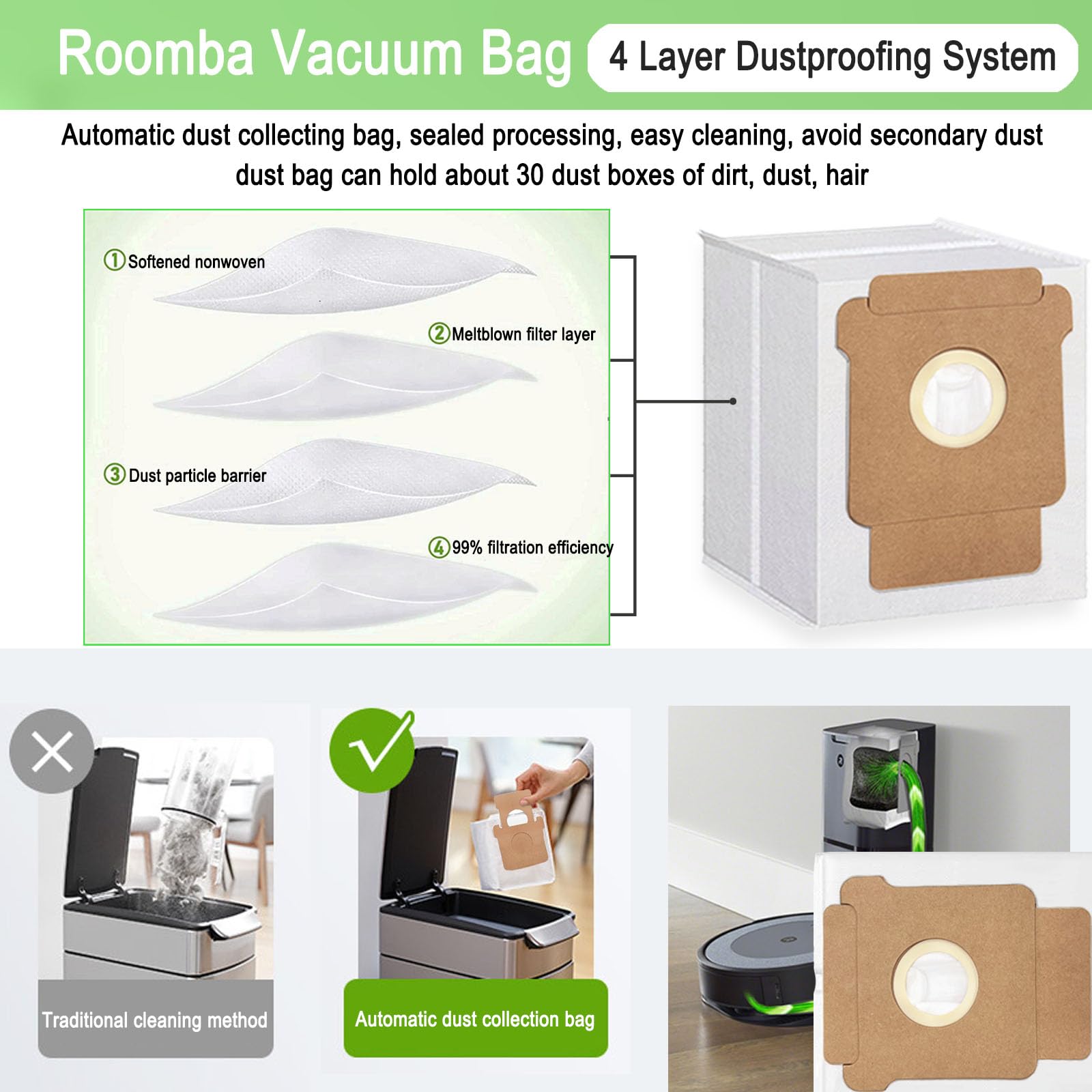 MalhSlix Roomba Plus compatibility note for easy replacement.