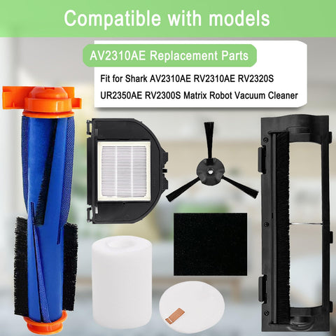 MalhSlix Shark Matrix foam filter set improves airflow and filtration