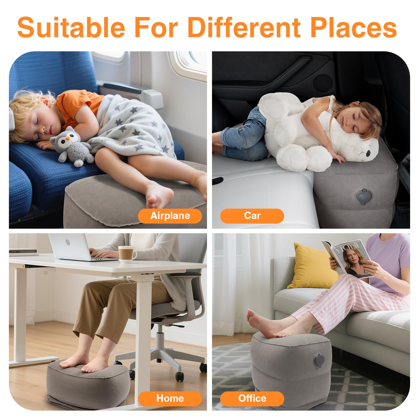 Maliton foot rest storage pouch included for compact packing