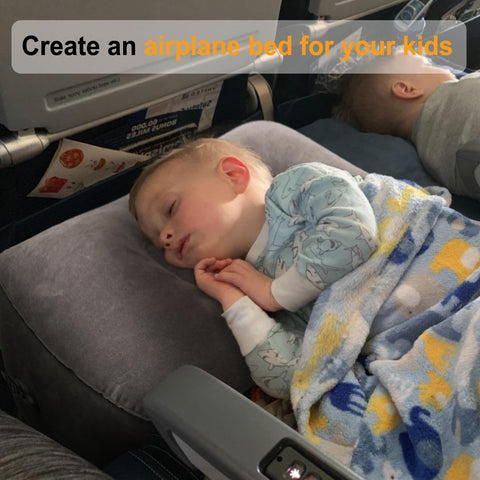 Maliton grey foot rest – lightweight companion for travel.