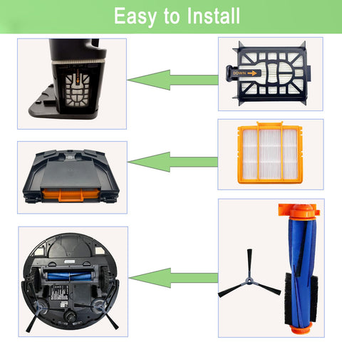 MalhSlix pre-filter for Shark AV2610WA blocks fine dust before filters.