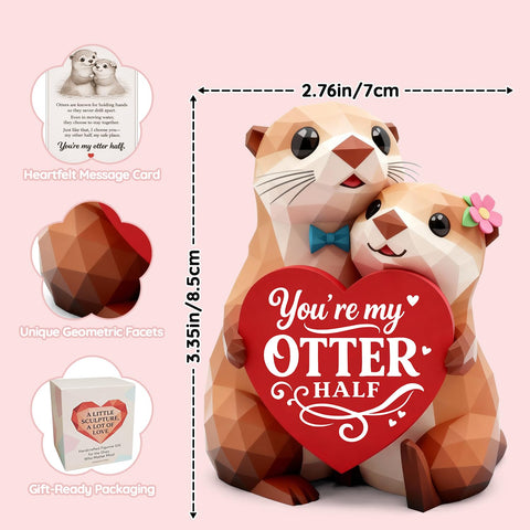 MAMAGIFTREE otter figurine as a lasting keepsake of love