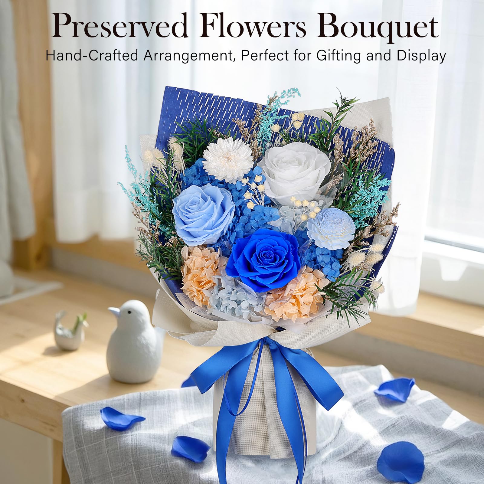 MAMAMIKO bouquet with butterfly accent enhancing charm and color