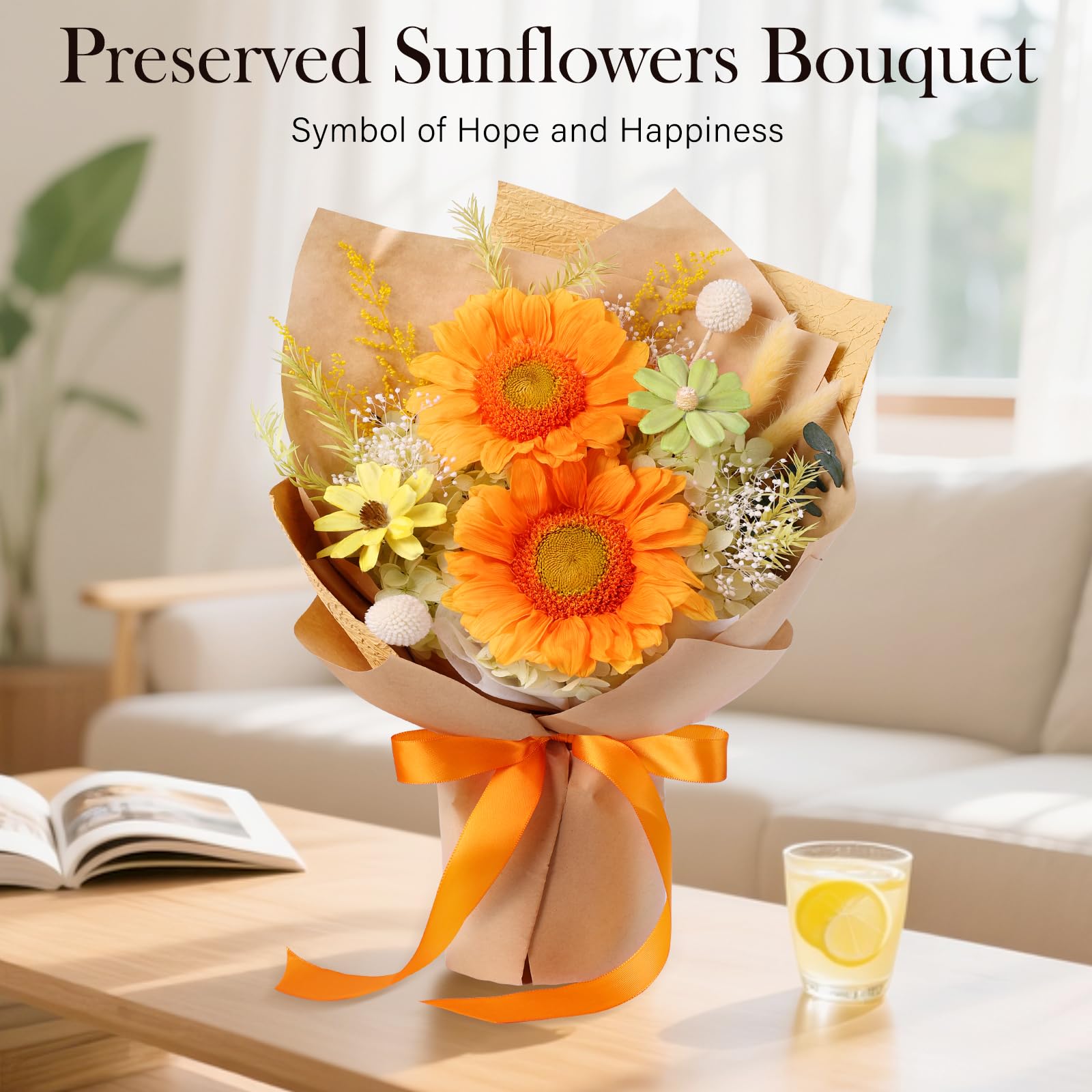 MAMAMIKO luxury gift box with vase included, ready for immediate display.